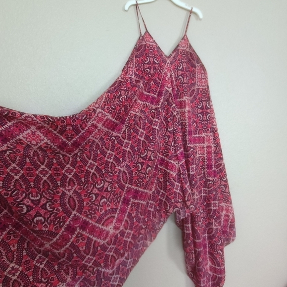 Cynthia‎ Rowley Multicolor Asymmetrical Cover Up Dress Women Sz 10 Casual Tunic - Picture 8 of 12